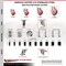 Service Caster 5 Inch 316SS Red Poly Swivel 1-1/4 Inch Expanding Stem Caster Lock Brake SCC SCC-SS316TTLEX20S514-PPUB-RED-114 - alternate 3